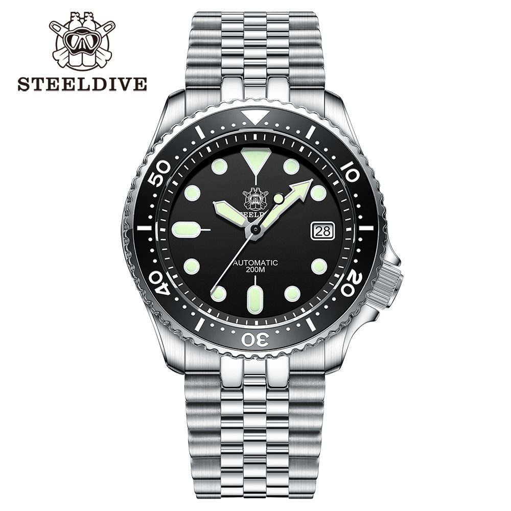 Seiko Watch Presage - สตีลไดฟ์ ออฟฟิเชียล SD1973 นาฬิกาผู้ชายนาฬิกาดำน้ำ NH35 นาฬิกาผู้ชายแบบกลไกอัตโนมัติ