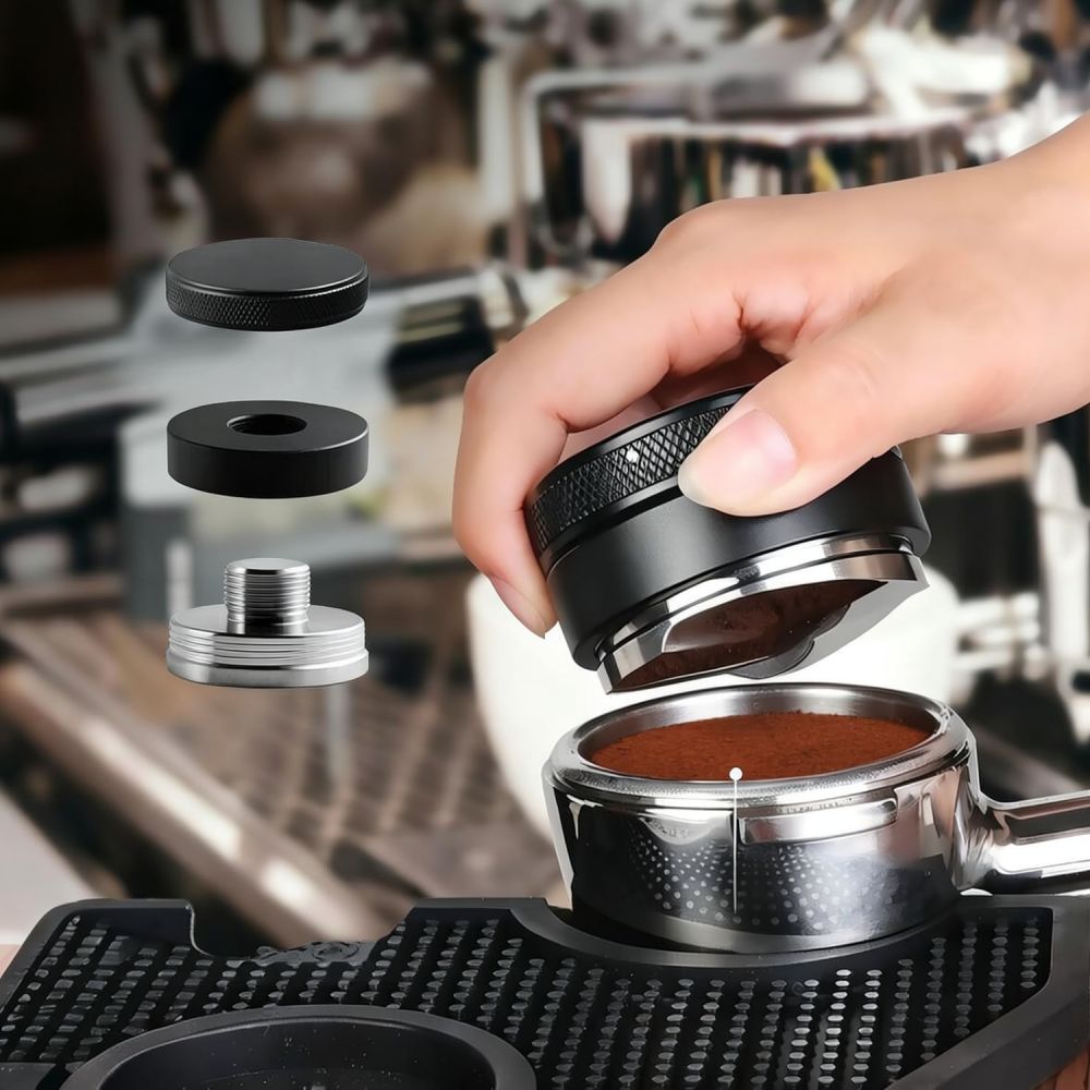 Spring Bar Tool Set - ชุดอุปกรณ์บาร์กาแฟเอสเปเล่ เอสเพรสโซ 7 ชิ้น พร้อมแทมเปอร์แบบสปริงโหลด ตัวกระจายกาแฟ