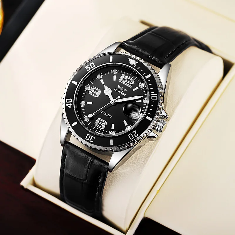 แฟชั่นสายหนังผู้ชายนาฬิกาธุรกิ - Omega Watch Constellation บทวิจารณ์และราคา