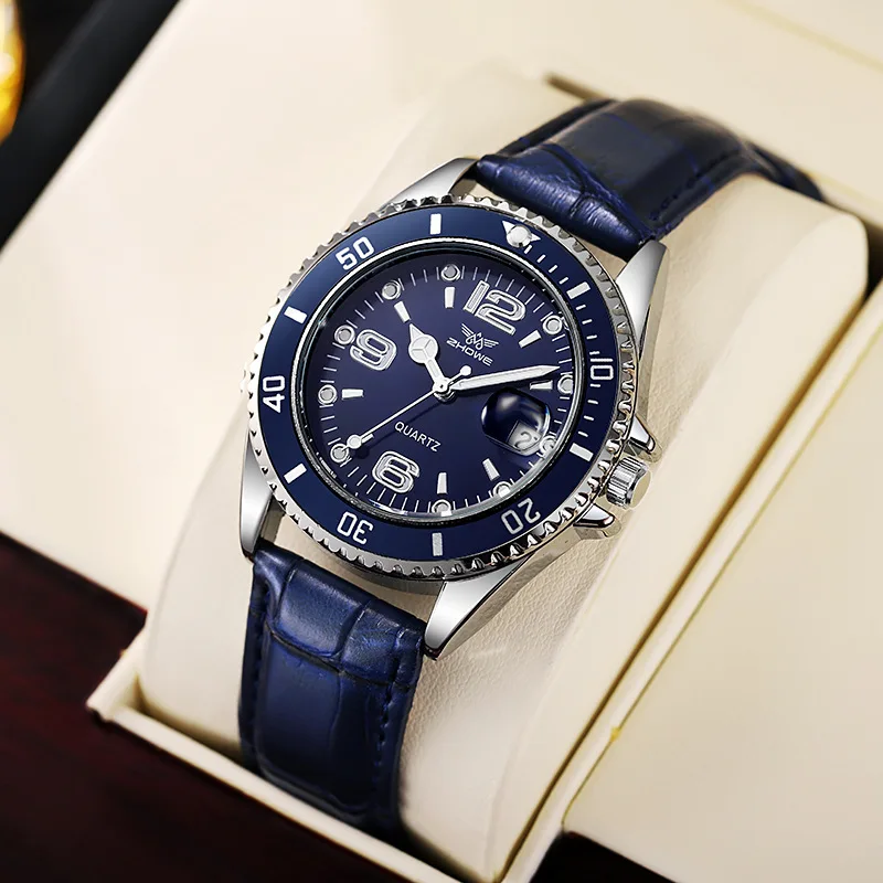 แฟชั่นสายหนังผู้ชายนาฬิกาธุรกิ - Omega Watch Constellation บทวิจารณ์และราคา