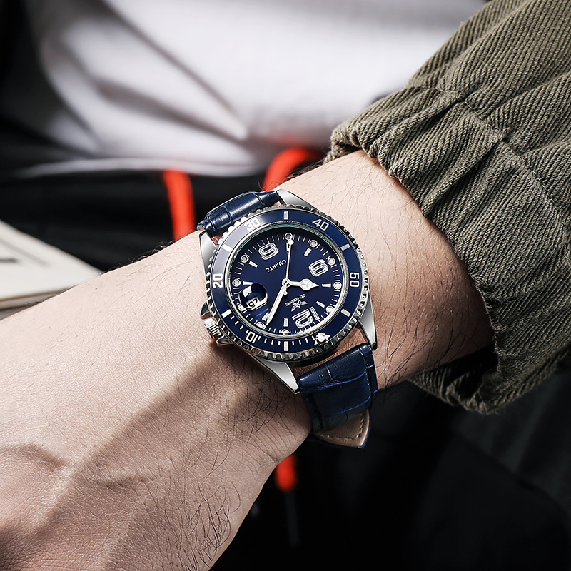 แฟชั่นสายหนังผู้ชายนาฬิกาธุรกิ - Omega Watch Constellation บทวิจารณ์และราคา