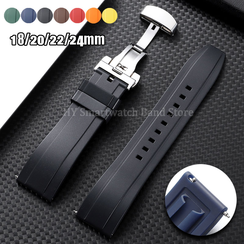 18 มม. 20 มม. 22 มม. 24 มม. สา - Suede Strap Watch บทวิจารณ์และราคา