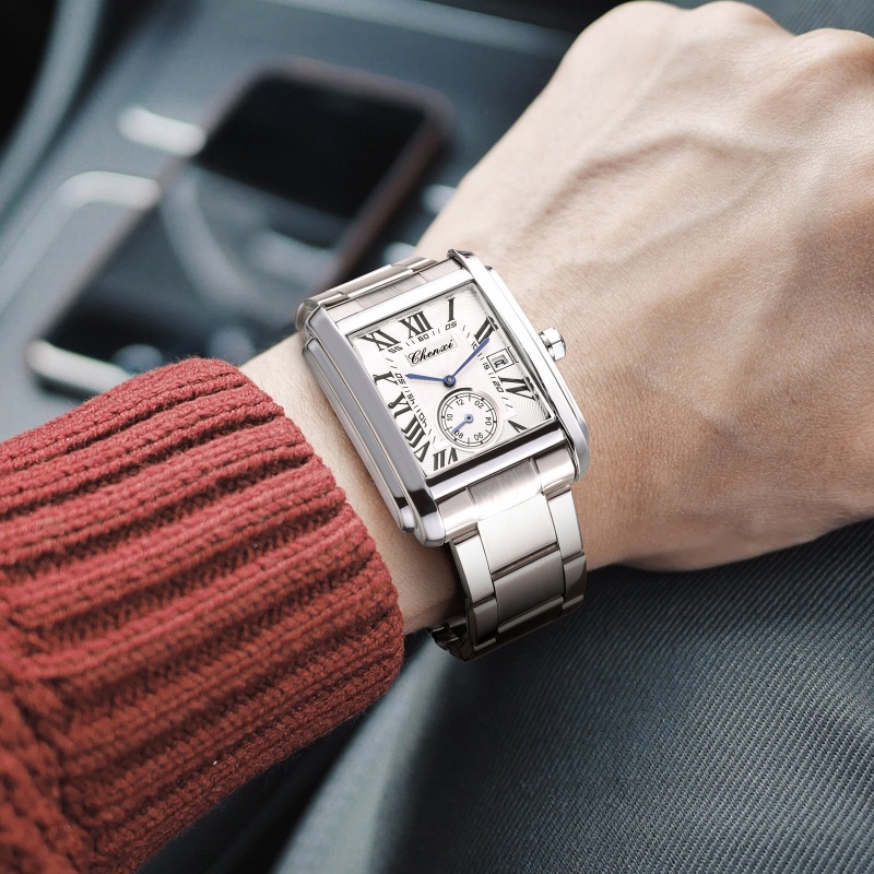 CHENXI 8216 นาฬิกาควอตซ์แฟชั่น - Cartier Watch Tank บทวิจารณ์และราคา