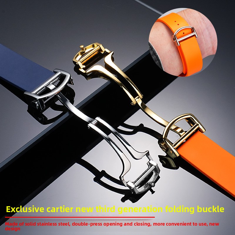 สายนาฬิกาฟลูออโรรับเบอร์ 19 มม - Suede Strap Watch บทวิจารณ์และราคา