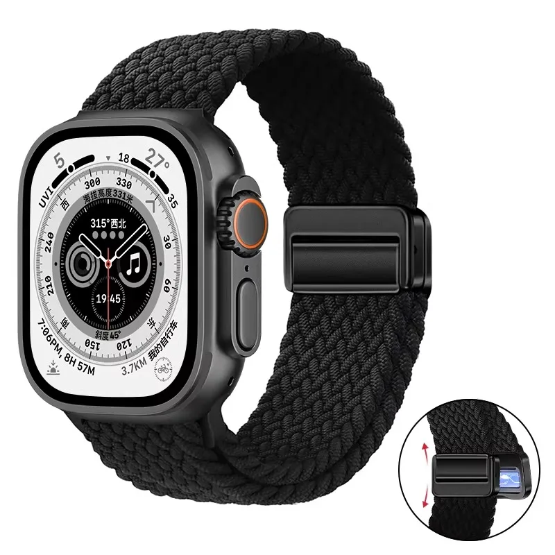 สายไนลอนแบบห่วงสำหรับ Apple Wa - Milanese Loop Magnetic บทวิจารณ์และราคา