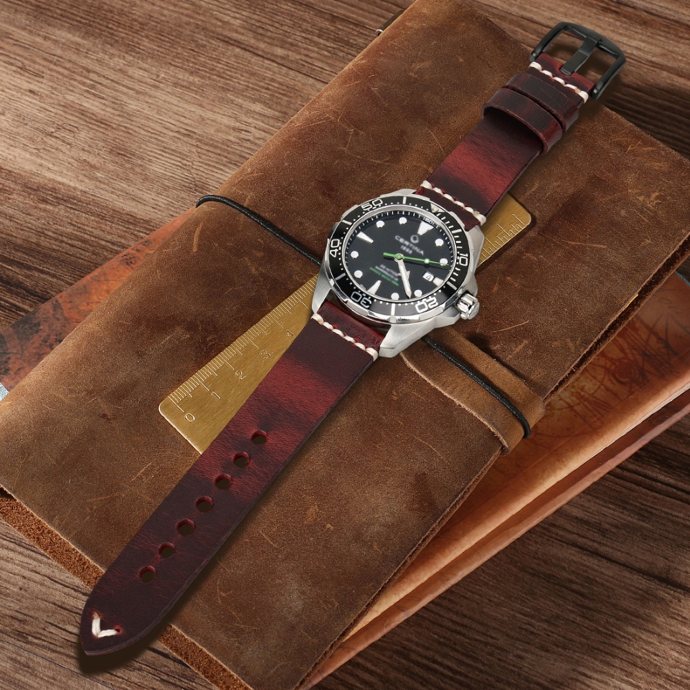 MAIKES VintageหนังสายนาฬิกาGre - Suede Strap Watch บทวิจารณ์และราคา