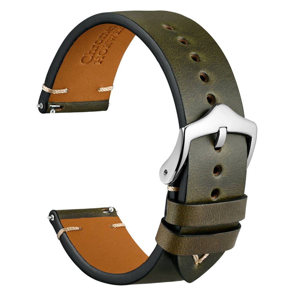 Wocci สายนาฬิกาหนังเคลือบแว็กซ - Suede Strap Watch บทวิจารณ์และราคา