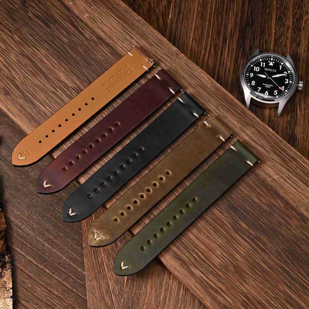 Wocci สายนาฬิกาหนังเคลือบแว็กซ - Suede Strap Watch บทวิจารณ์และราคา